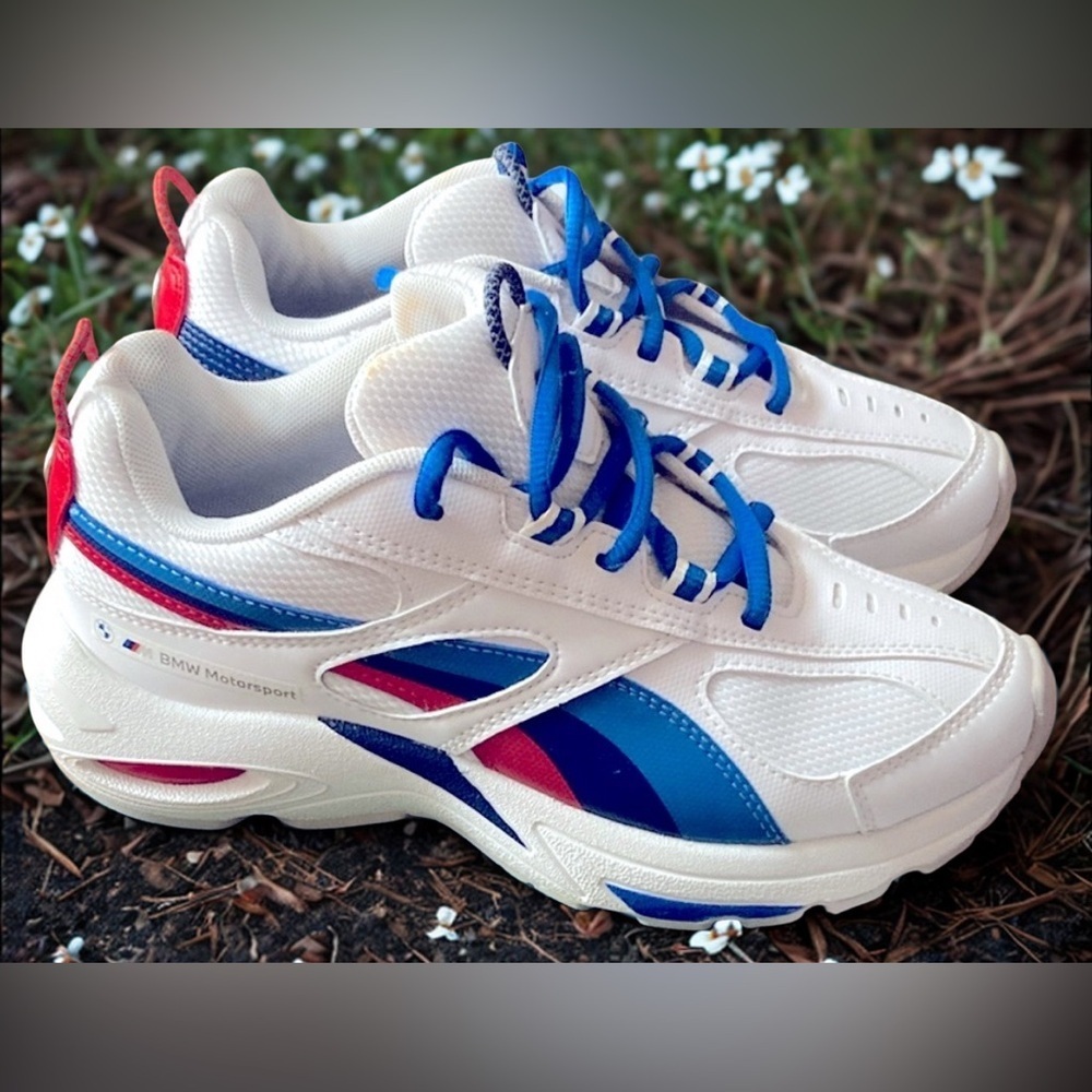 Puma Kids Sneakers - White, Blue, Red